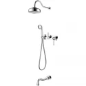 Душевой комплект 208 мм Boheme Tradizionale Chromo 268 Душевой комплект 208 мм Boheme Tradizionale Chromo 268