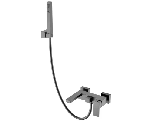 Смеситель для ванны Boheme Qubic 473-GM