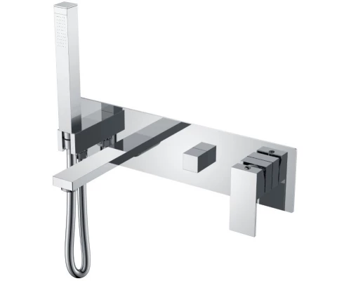 Смеситель для ванны Boheme Qubic 474-2-CR