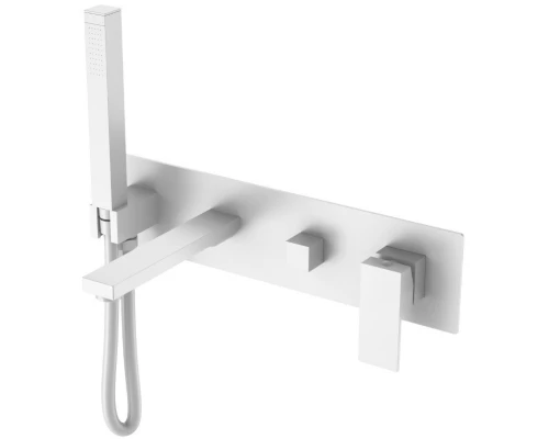 Смеситель для ванны Boheme Qubic 474-2-MW