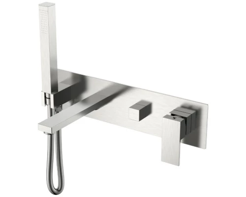 Смеситель для ванны Boheme Qubic 474-2-NB