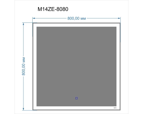 Зеркало 80x80 см Bond M14ZE-8080