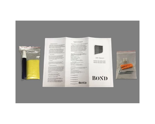 Зеркало 60x60 см Bond M20ZE-6060