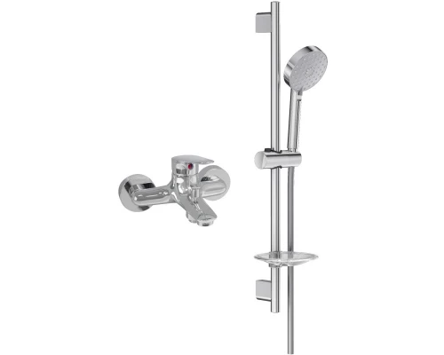 Смеситель для ванны Jacob Delafon Elite E32909-CP + E99898RU-CP