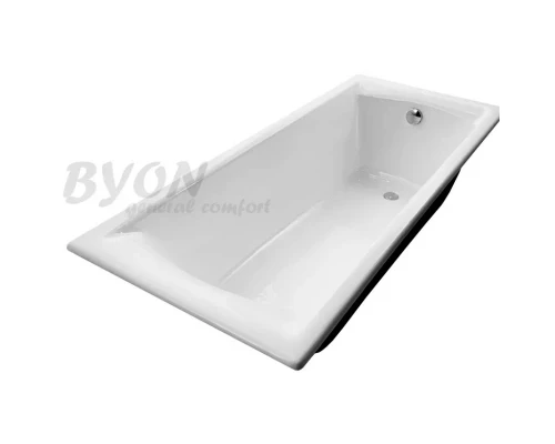 Чугунная ванна 170x75 см без ручек Byon Milan V0000083