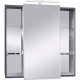 Зеркальный шкаф 79,2x76,5 см графит матовый Caprigo Accord 2231-TP810