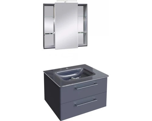 Тумба графит матовый 79,2 см Caprigo Accord 2212-TP810