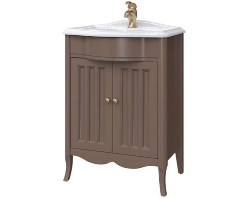 Тумба шоколад матовый 59 см Caprigo Marsel 33810-TP809