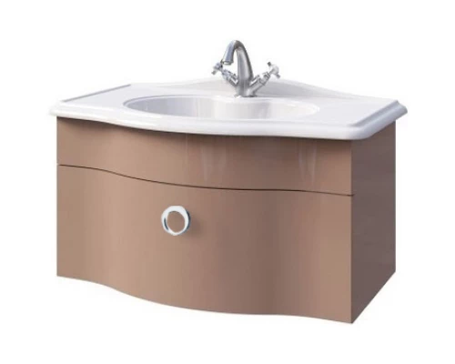 Тумба капучино глянец 75 см Caprigo Nokturn 1312-TP019