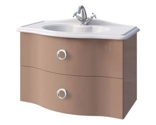 Тумба капучино глянец 75 см Caprigo Nokturn 1318-TP019