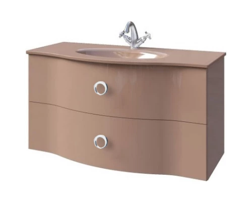 Тумба капучино глянец 96 см Caprigo Nokturn 1315-TP019