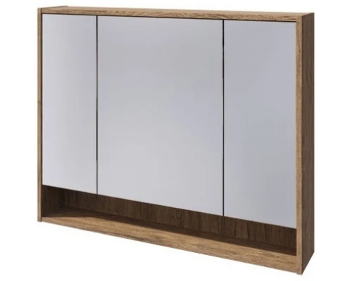 Зеркальный шкаф 100x80 см дуб рустикальный Caprigo 2052-Дуб рустикальный