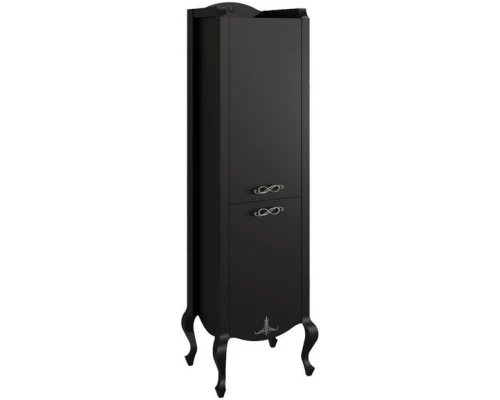 Пенал напольный черный матовый L Caprigo Bourget 11051L-B042