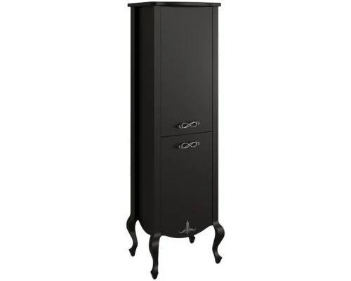 Пенал напольный черный матовый R Caprigo Bourget 37250R-B042