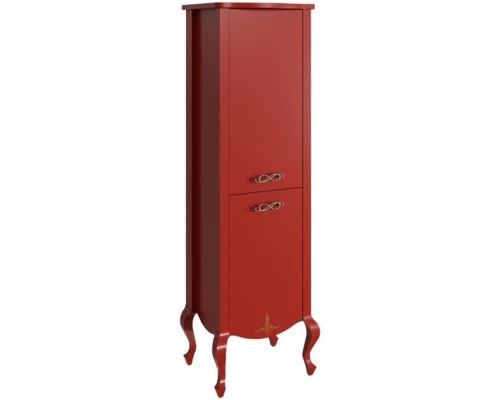 Пенал напольный красный матовый R Caprigo Bourget 37250R-B014