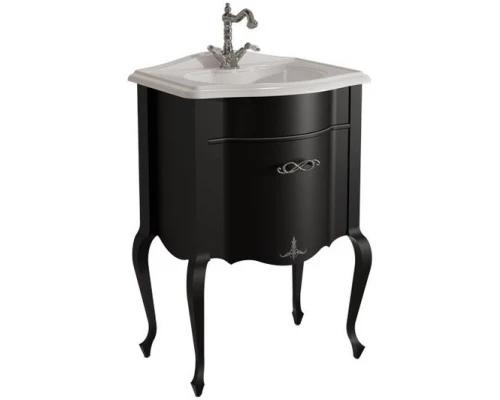 Тумба черный матовый 60,6 см Caprigo Bourget 11010-B042