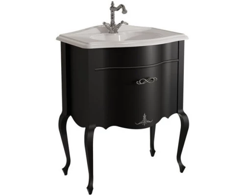 Тумба черный матовый 70,6 см Caprigo Bourget 11011-B042