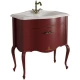 Тумба бордо матовый 80,6 см Caprigo Bourget 11012-B013