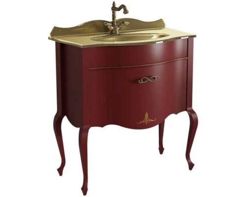 Тумба бордо матовый 80,6 см Caprigo Bourget 11012-B013