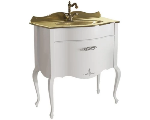 Тумба белый матовый 80,6 см Caprigo Bourget 11012-B016