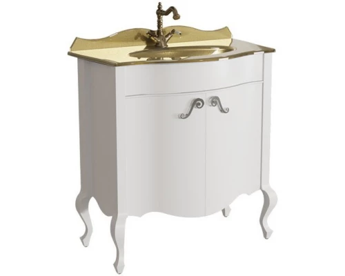 Тумба белый матовый 80,6 см Caprigo Bourget 11023-B016