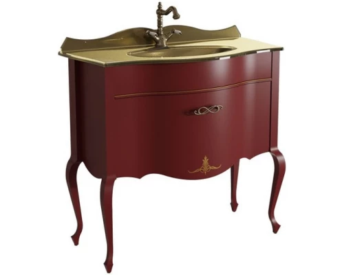 Тумба бордо матовый 90,6 см Caprigo Bourget 11013-B013