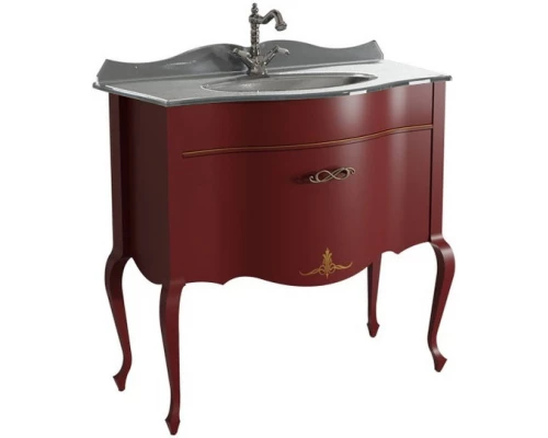 Тумба бордо матовый 90,6 см Caprigo Bourget 11013-B013