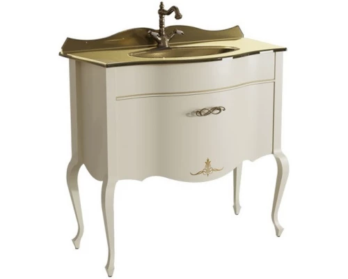 Тумба светло-бежевый матовый 90,6 см Caprigo Bourget 11013-B002