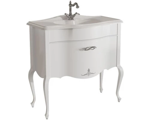 Тумба белый матовый 90,6 см Caprigo Bourget 11013-B016