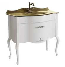 Тумба белый матовый 90,6 см Caprigo Bourget 11013-B016