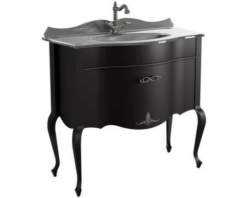 Тумба черный матовый 90,6 см Caprigo Bourget 11013-B042