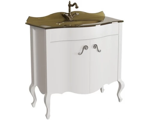 Тумба белый матовый 90,6 см Caprigo Bourget 11024-B016