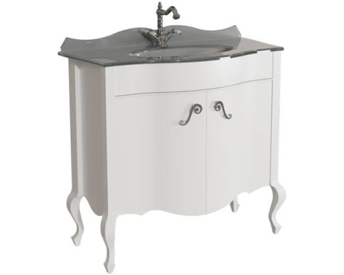 Тумба белый матовый 90,6 см Caprigo Bourget 11024-B016