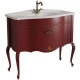 Тумба бордо матовый 101,6 см Caprigo Bourget 11014-B013