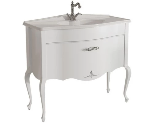 Тумба белый матовый 101,6 см Caprigo Bourget 11014-B016