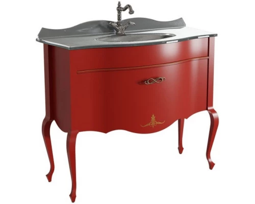 Тумба красный матовый 101,6 см Caprigo Bourget 11014-B014