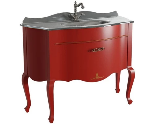 Тумба красный матовый 115 см Caprigo Bourget 11016-B014