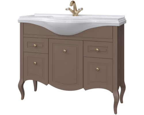 Тумба шоколад матовый 103,8 см Caprigo Verona 33519-TP809