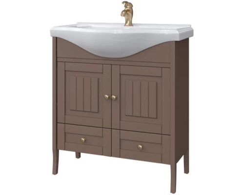 Тумба шоколад матовый 76,6 см Caprigo Genova 34412-TP809