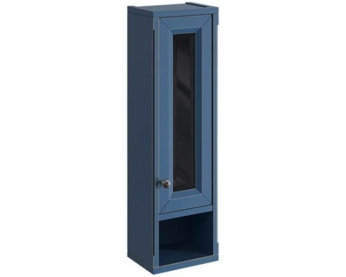 Шкаф одностворчатый синий матовый R Caprigo Jardin 10490R-B036