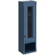Шкаф одностворчатый синий матовый R Caprigo Jardin 10490R-B036