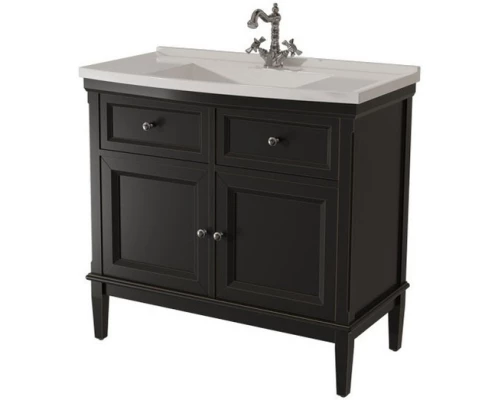 Тумба черный матовый 89,2 см Caprigo Jardin 10413-B032