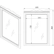 Зеркало 63,5x89 см белый матовый Caprigo Marsel 33830-L811