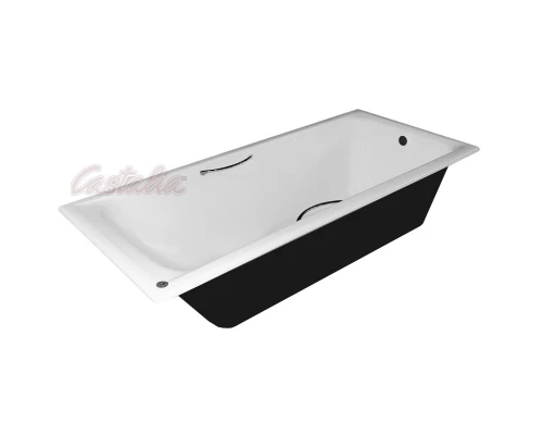Чугунная ванна 170x75 см с ручками Castalia Prime S2021 Ц0000145