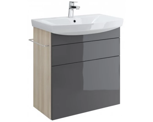 Тумба серый/ясень 64,5 см Cersanit Smart SU-SMA-CA70/Gr