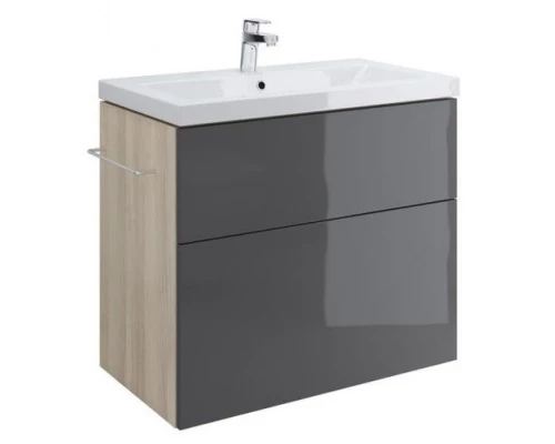 Тумба серый/ясень 79 см Cersanit Smart SU-SMA-CO80/Gr