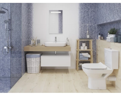 Зеркало 40x70 см Cersanit Base LU-LED010*40-b-Os