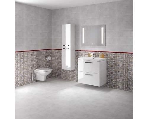 Зеркало 80x60 см Cersanit Base LU-LED020*80-b-Os