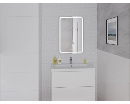 Зеркало 55x80 см Cersanit Design Pro LU-LED051*55-p-Os