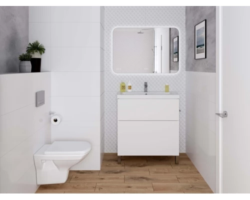 Зеркало 80x60 см Cersanit Design Pro LU-LED070*80-p-Os